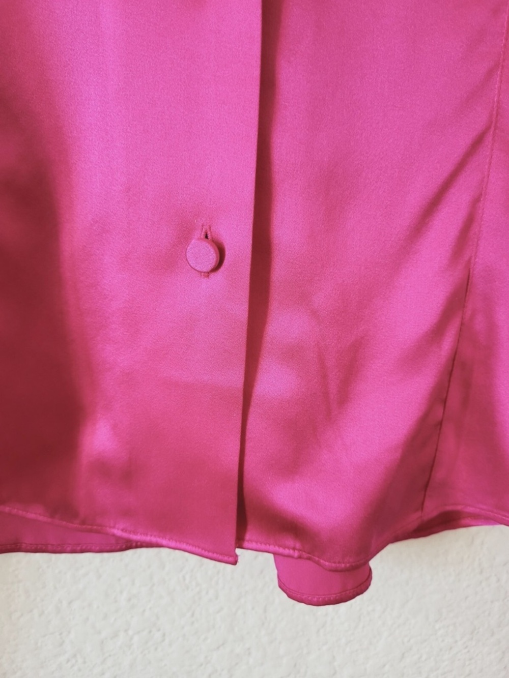 $398 Unworn Frame Silk Femme Shirt in Magenta - Picture 6 of 13